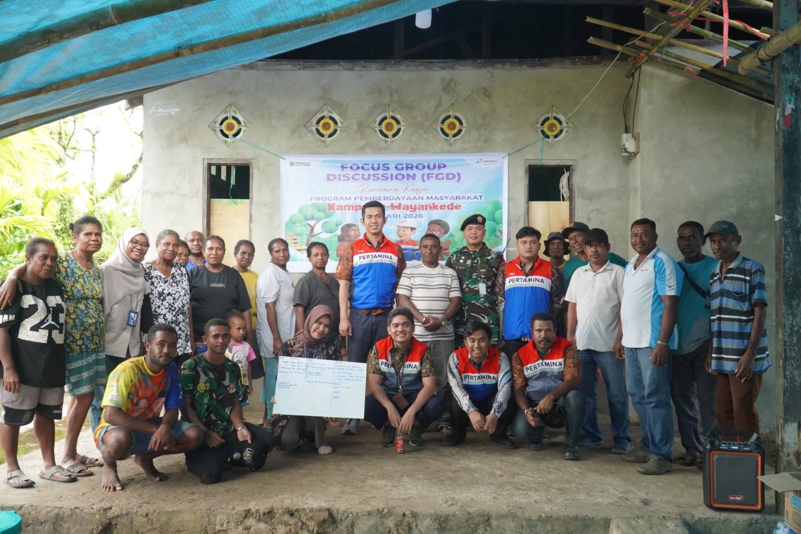 *Libatkan Masyarakat sebagai Inisiator Program, Kilang Kasim Laksanakan FGD di Distrik Seget*