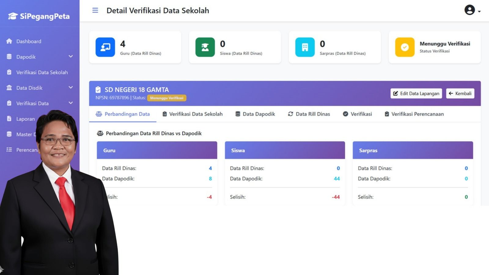 Sistem SI-PEGANG PETA Diluncurkan: Raja Ampat Perangi Ketidaksesuaian Data Dapodik Demi Perencanaan Anggaran Tepat Sasaran
