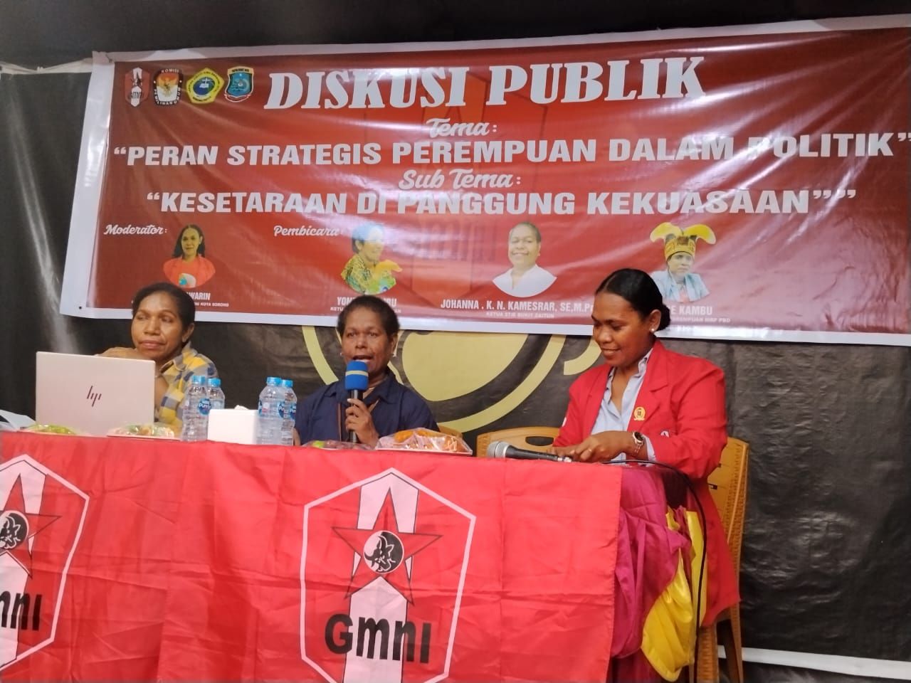Bidang kesarinahan GMNI Kota Sorong Menggelar Workshop Soroti Menguatkan Perempuan dan Politik dalam pengambil keputusan Publik