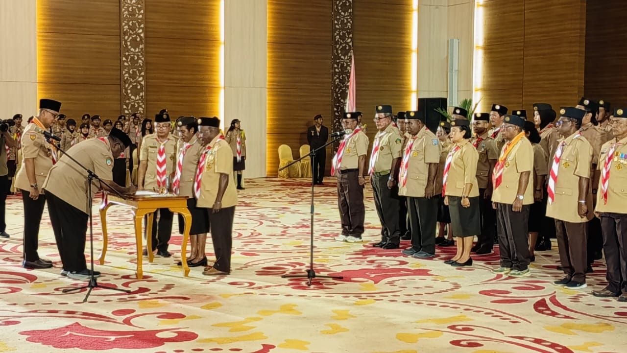 Pengurus Baru Pramuka PBD Resmi Dilantik, Elisa Kambu Jadi Ketua Mabida