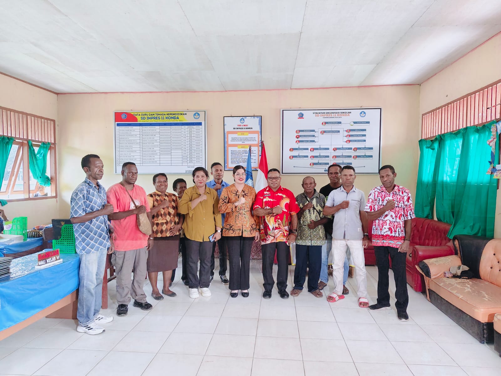 Wakil Bupati Sorong Selatan Tegaskan Evaluasi Pendidikan Saat Monitoring ke SD Konda dan SD Wara