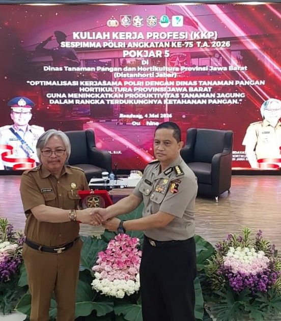 Sespimma Polri dan DTPH Jabar Perkuat Sinergi Dukung Ketahanan Pangan Nasional