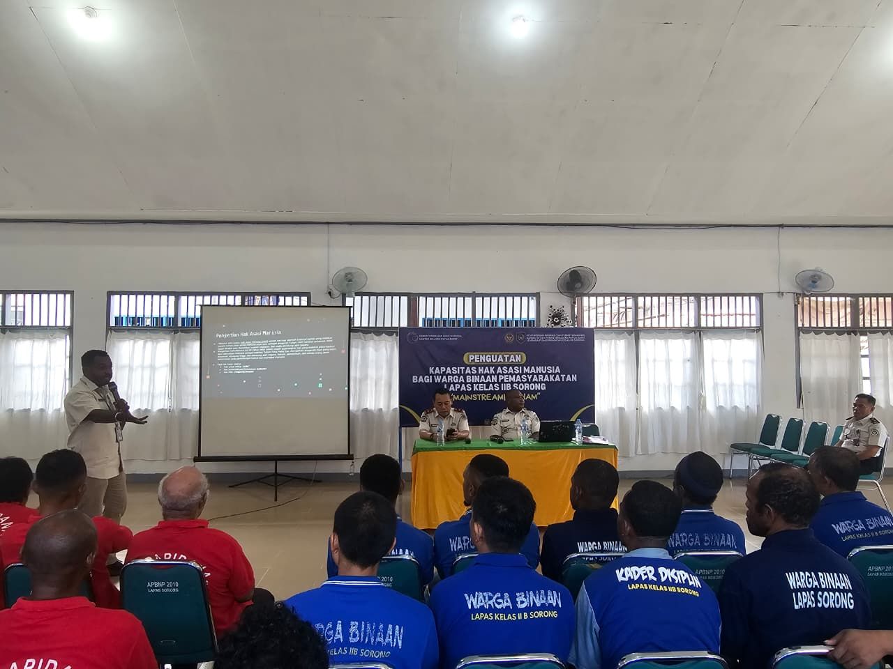 Wujudkan Pelayanan Berbasis HAM, Kanwil Kemenham Pabar Gelar Penguatan Kapasitas di Lapas Sorong