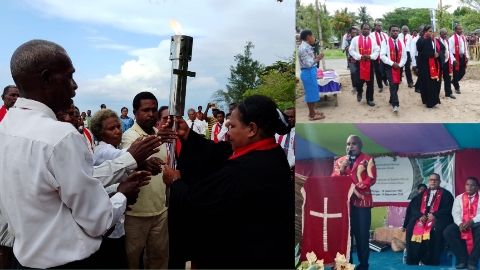 78 Tahun Injil Masuk di Malaumkarta Raya: Jemaat GKI Silo Rayakan HUT Pekabaran Injil dengan Pawai Obor dan Atraksi Budaya