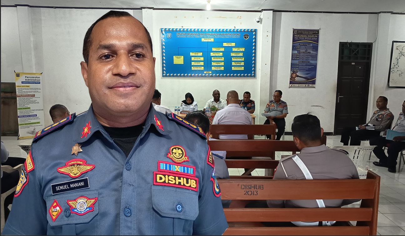 Tindak Lanjut Perbup, Dishub Sorong Sosialisasikan Trayek Angkutan Lingkar Aimas