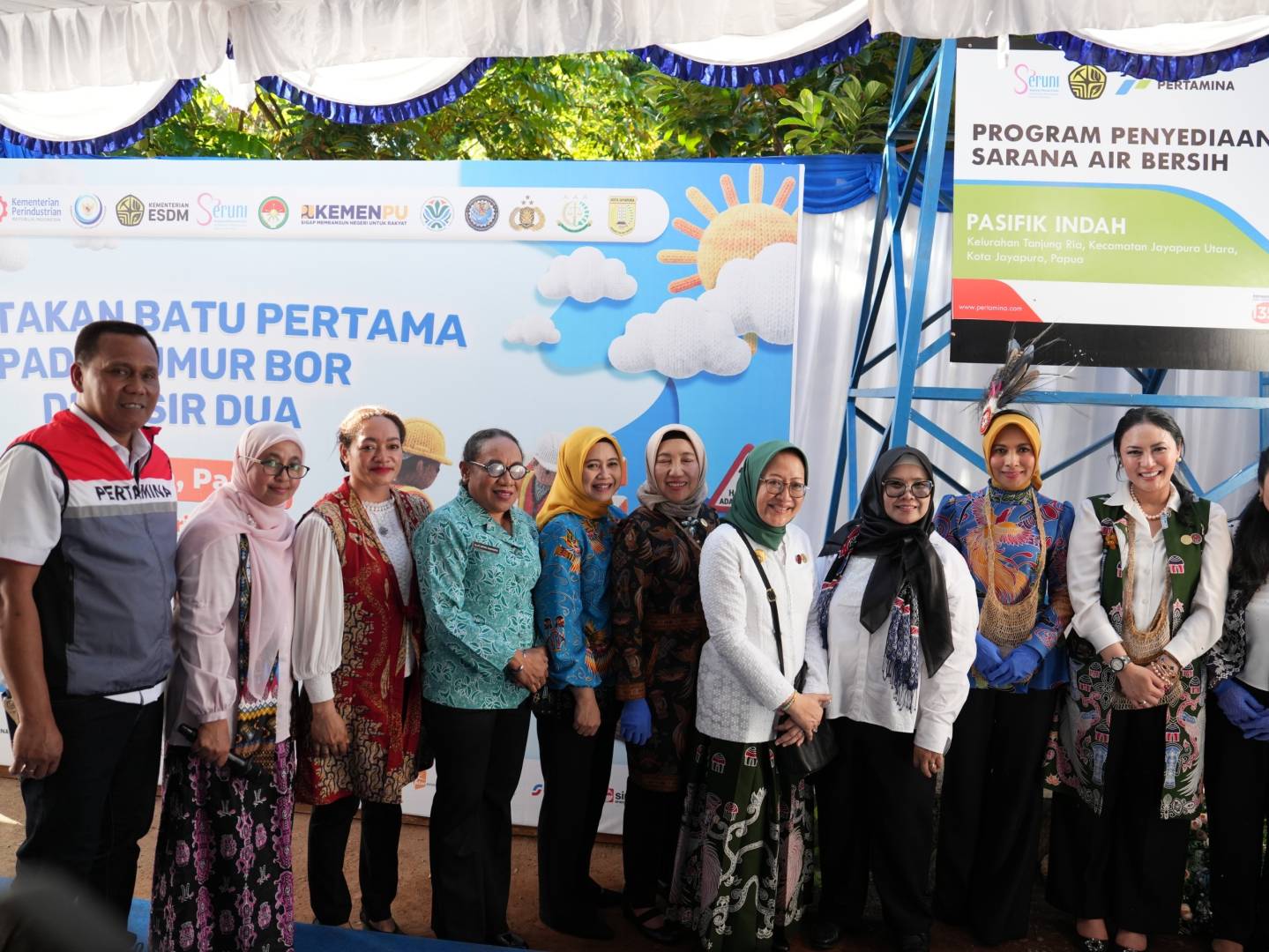 *SERUNI KMP, Kementerian ESDM, dan Pertamina Patra Niaga Dorong Program Penyediaan Sarana Air Bersih Sampai ke Perbatasan Papua*