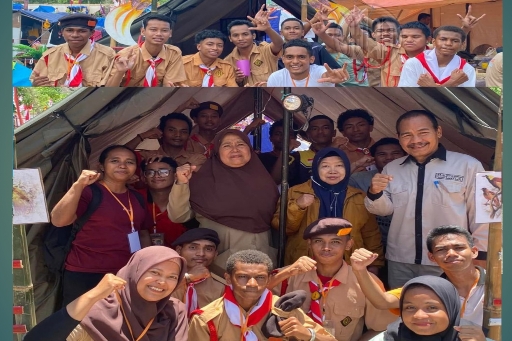 53 Pelajar Berkebutuhan Khusus Ikuti Perkemahan Pramuka di Sorong, Fokus Pembekalan Keterampilan Hidup