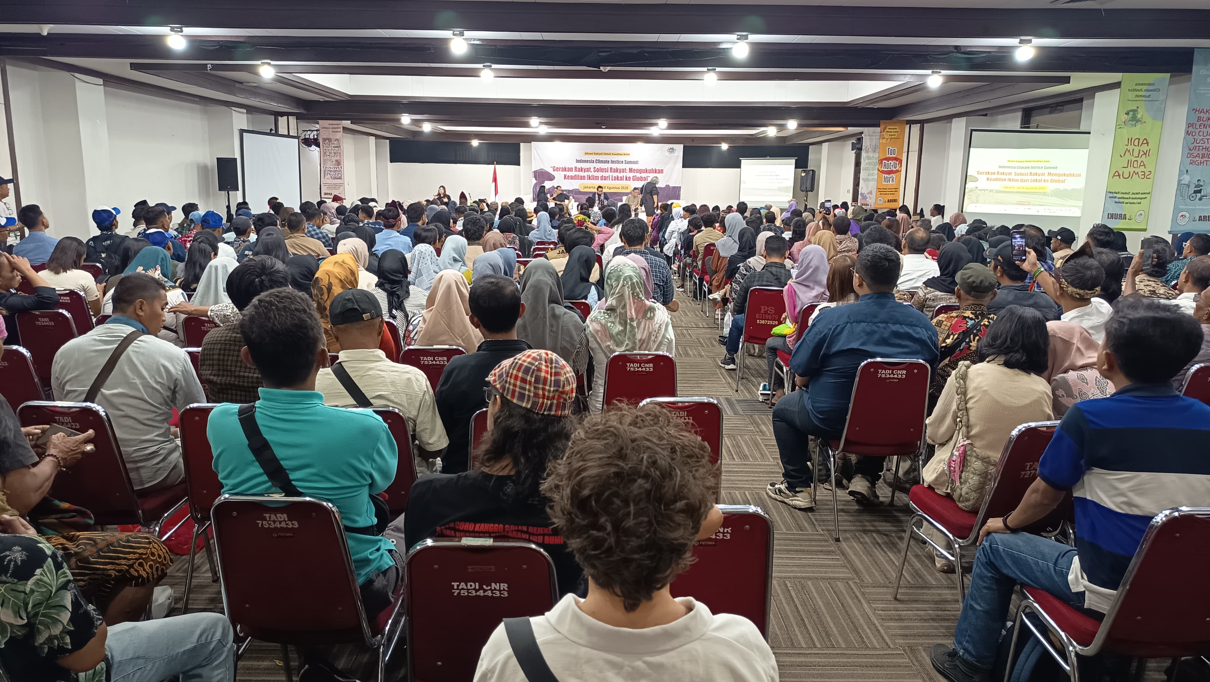 ICJS 2025: ratusan Perwakilan Kelompok Rentan Tuntut Keadilan Iklim